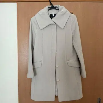 UNTITLED 라이트 베이지 롱 코트