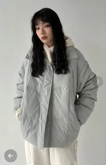 소매 탈부착 2WAY 다운 자켓