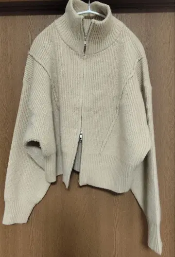 LIAN 알파카 터치 더블 지퍼 풀오버