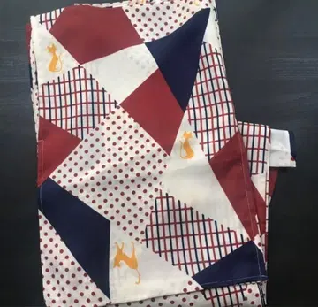 세탁 가능한 코몬 히토에 기모노 (고양이) L