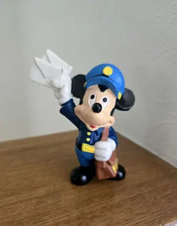 빈티지 디즈니 미키 우편배달원 PVC 피규어 아메토이