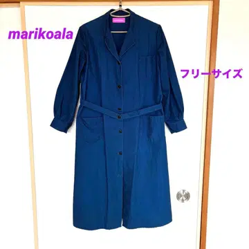 marikoala 네이비 셔츠 원피스