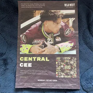 CENTRAL CEE WILD WEST 포스터 2024년 10월 1일