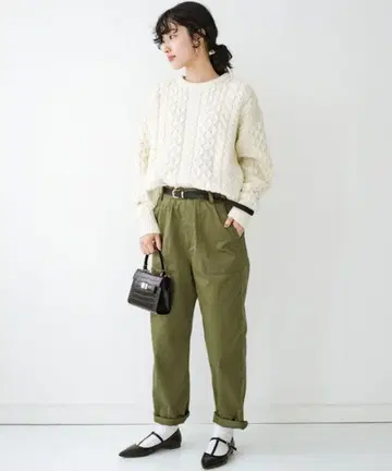 [미사용] haco! 케이블 니트