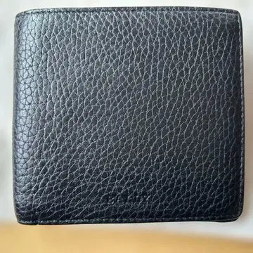 BALLY 블랙 이단 접이식 지갑