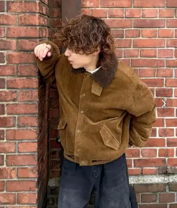 류세이/코듀로이 보아 자켓