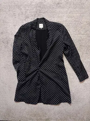 도트 무늬 테일러드 자켓