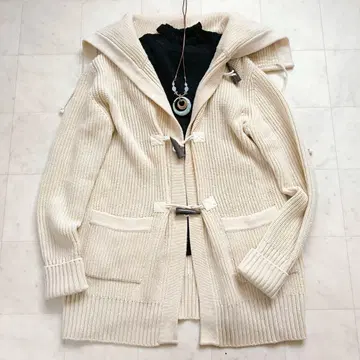 23구 온워드 카시야마 더블 페이스 더플 니트 가디건 루즈핏