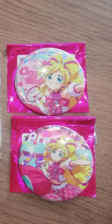 드림 스테이지 한정판 큐어 아이돌 캔뱃지 세트