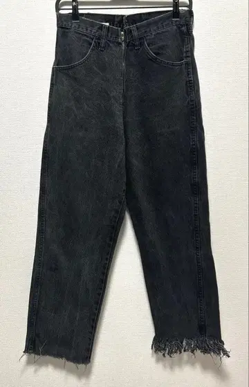 77circa 리메이크 청바지 프린지 데님