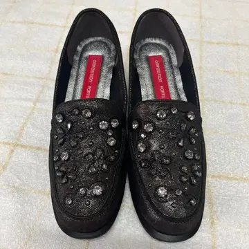 compoeition sports 비쥬 장식 블랙 로퍼