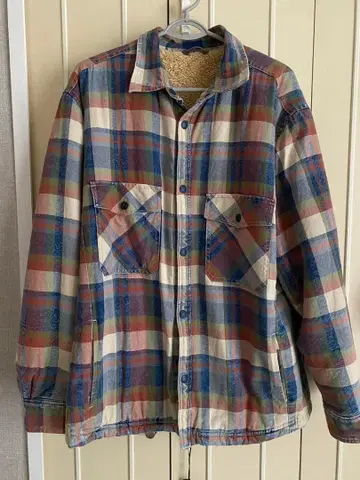 베이플로우 보아 체크 셔츠 플란넬 셔츠 XL 사이즈