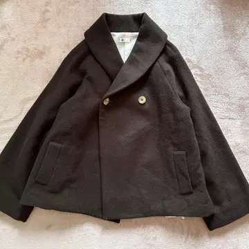 팔라스 팰리스 붐 헤치마 카라 A라인 울 코트 아우터