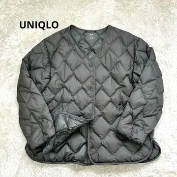 [ UNIQLO ] 새상품급 울트라 라이트 다운 카키 다운백 포함 XL