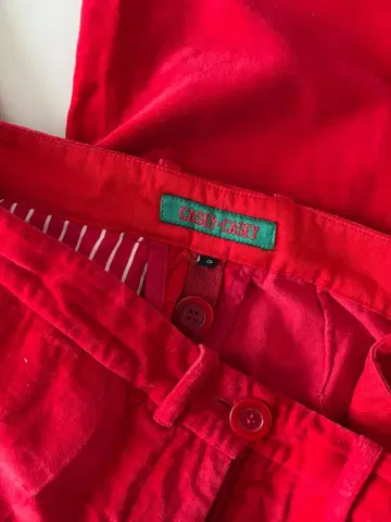 CASEY CASEY 빨간색 와이드 팬츠