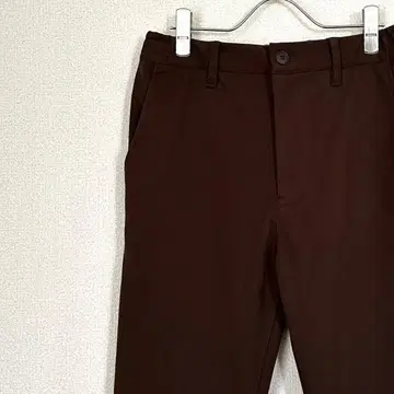 JOHNBULL 슬랙스 테이퍼드 포켓 부착 허리밴딩 심플