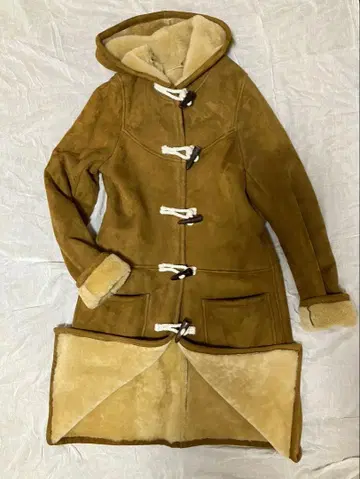 저널 스탠다드 리얼 무스탕 더플 코트 양가죽 램 양가죽