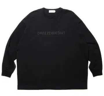 COOTIE PRODUCTIONS 블랙 롱 슬리브 T셔츠