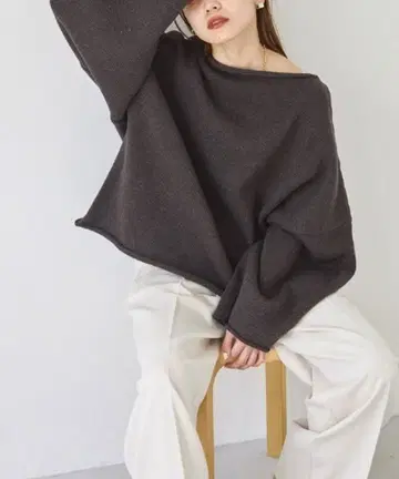 클리닝 완료 todayful Boatneck Over Knit