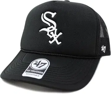 시착 정도 47 Brand 화이트 양말 트래커 캡 메쉬