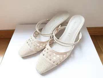 [ LE TALON ] 크로셰 레이스 펌프스