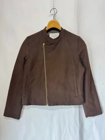 OPAQUE.CLIP 오파크 클립 스웨이드풍 라이더 자켓