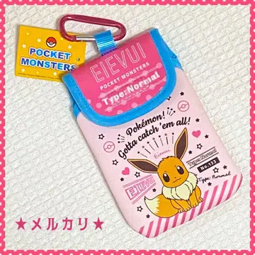 포켓몬 이브이 카라비너 파우치 포켓몬스터 스마트폰 파우치