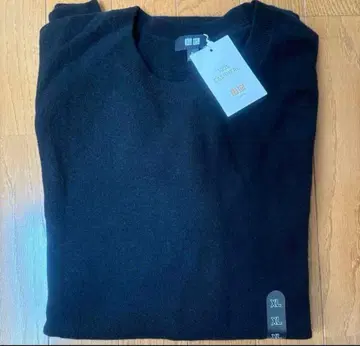 UNIQLO 100% 캐시미어 니트 XL 블랙