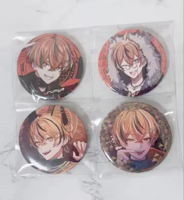 크로노바 캔뱃지 우루미야 4점 세트