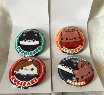 주술회전 주술 냥코 캔뱃지