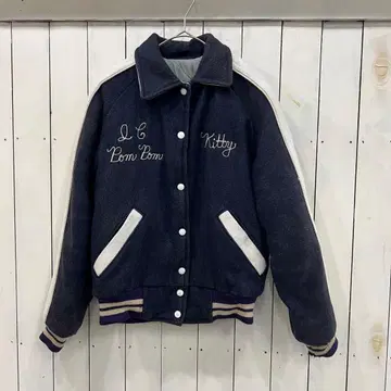 60s. LOGAN knitting mills. 바시티 자켓 와케아리