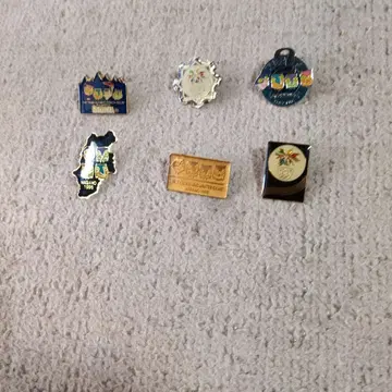 1998년 올림픽 관련 핀 배지 6개 세트