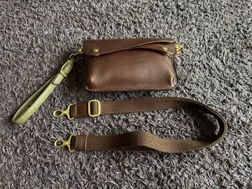 비아베리 더블 플랩스 클러치백 숄더백