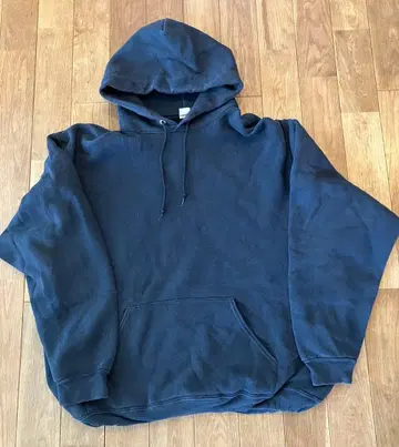 페이드 블랙 후드티 프루츠 오브 룸