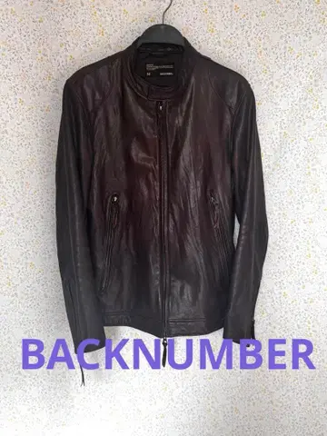 BACKNUMBER 라이더 가죽 자켓
