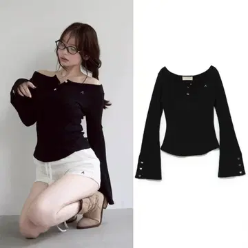 ANDMARY 도로시 하트 탑