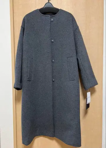 새상품 JOURNAL STANDARD 슈퍼140 비버 노카라 코트 36