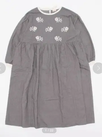 SM2 [ ETHICAL CRAFTS ] 리사이클 코튼 자수 원피스