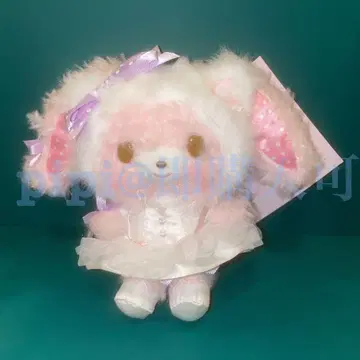 본본리본 마스코트 화이트 고양이 발레리나 산리오 키링