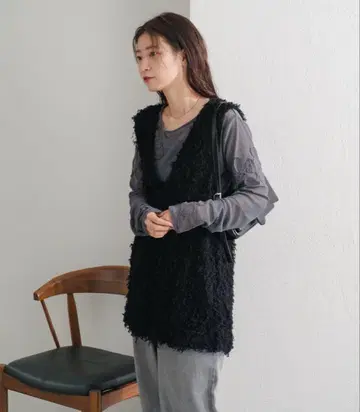 Kastane 퍼 롱 베스트