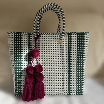 Plume 꽁지 모자 바스켓백