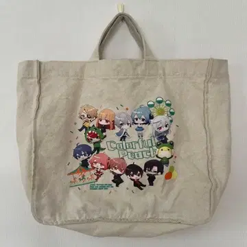 컬러풀피치 카라피치 토트백