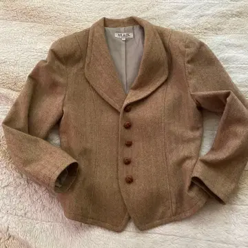 M&K 베이지 헤링본 자켓 9호