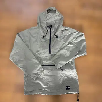 구제 의류 LL Bean 나일론 풀오버 자켓 남성용 S 그레이