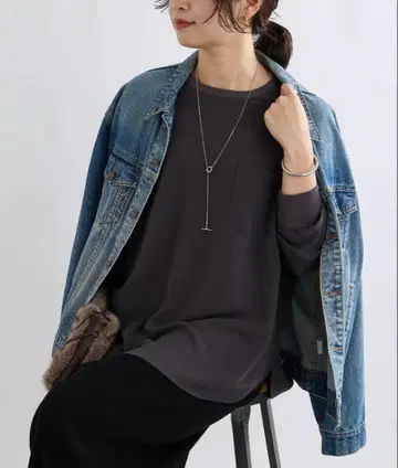 RIVE DROITE 리브 드와 조젯 포켓 블라우스 긴팔