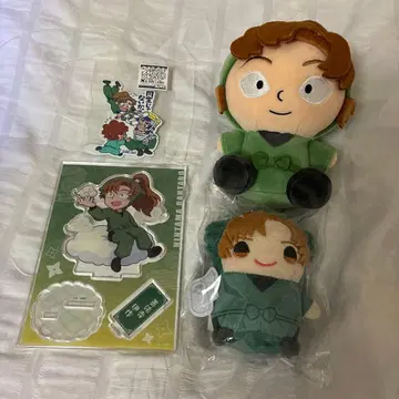 닌타마 란타로 6학년 젠포지 잇사쿠 봉제 인형 아크릴 스탠드 스티커