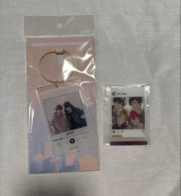 기븐전 재생 화면풍 아크릴 키링 클리어 시트 세트