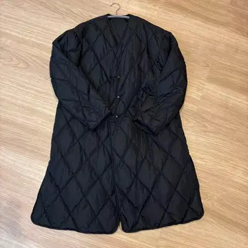 더 로프트 라보 블랙 퀼팅 다운 자켓