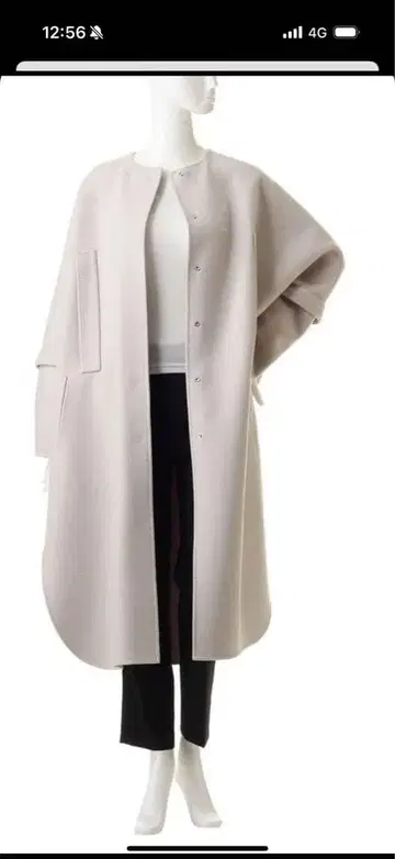 ebure 롱 코트 38 사이즈