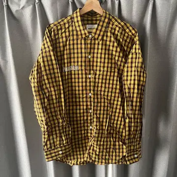 monkeytime x PLEASURES 긴팔 플란넬 셔츠